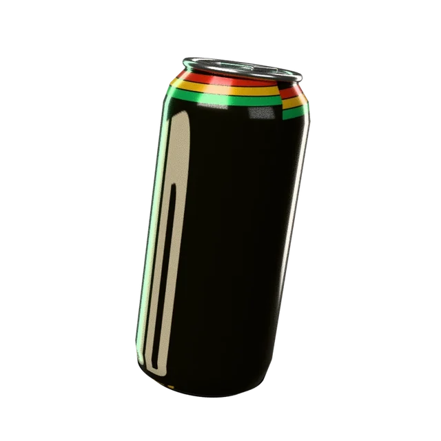 3D render of a JD drink can